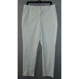 Willit Pants Mens Size 34x34 White Performance Stretch Chino Straight Moist Wick